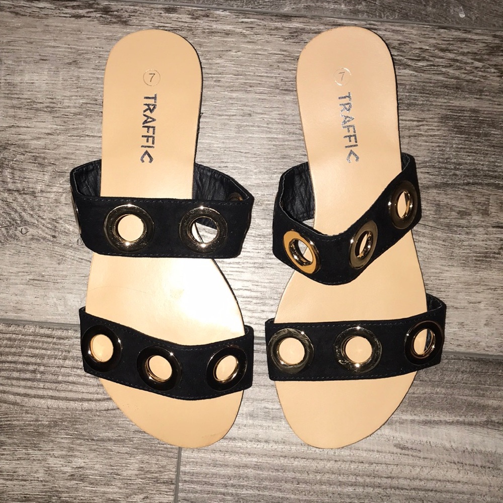 Black sandals